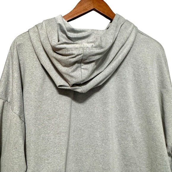 FABLETICS Cloud Jersey Cropped Gray Supersoft Athleisure Workout Hoodie XL - Picture 8 of 10